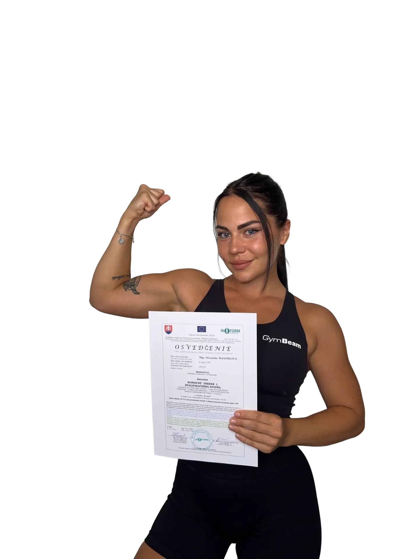 Tréner Mgr. ALEXANDRA MANDÍKOVÁ – ATLAS Fitness Centrum Nové Zámky